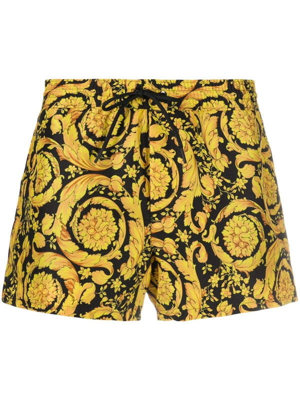 Barocco Printing Swim Pants