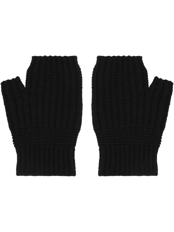 Logo Wool Cashmere Gloves