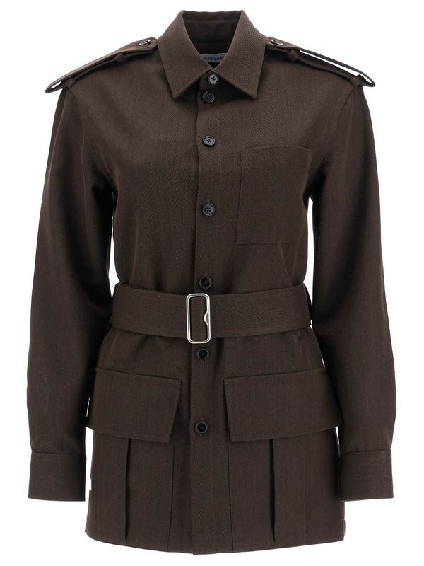 BURBERRY - Belt Wool Shirt - Jente