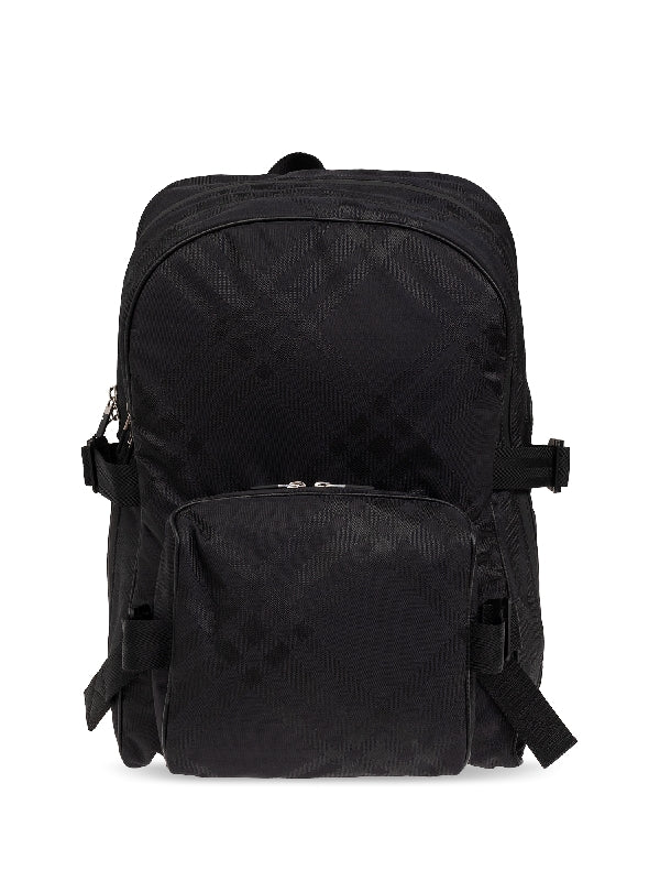 Check Jacquard
  Nylon Backpack