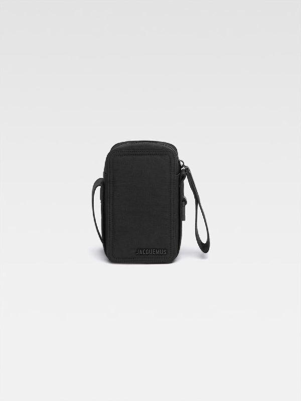 Vertical Nylon Crossbody Bag