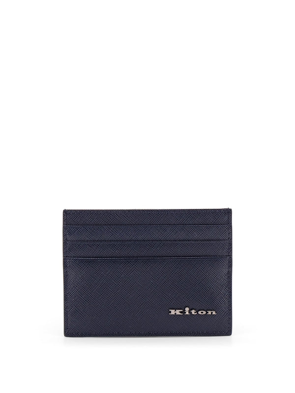 Logo Leather Card Wallet