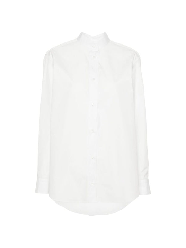 Back Button Cotton Shirt