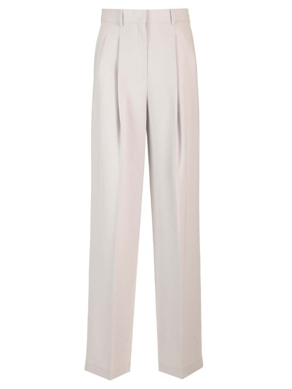 Flowing Crepe Tailored Pants