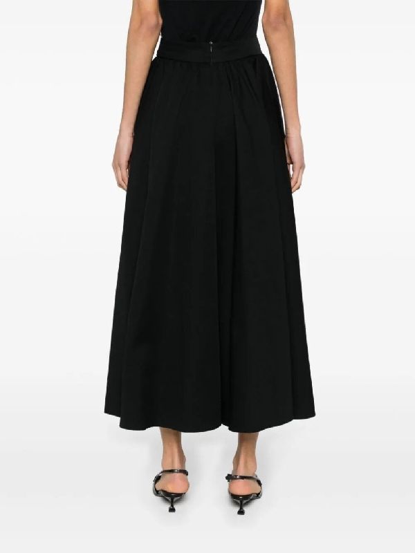 Cotton Gabardine Volume Skirt