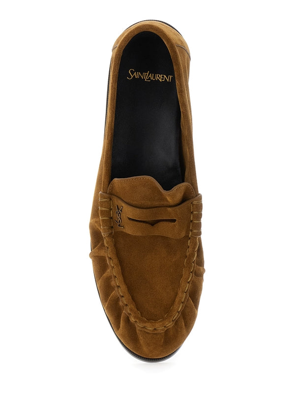 Saint Laurent Brown Loafers
