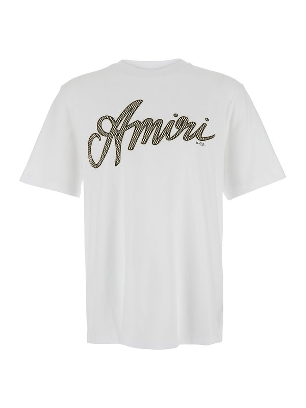 SCRIPT Logo Printing Short Sleeve T-shirt