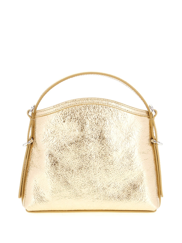 Voyou Metallic Leather Shoulder Bag