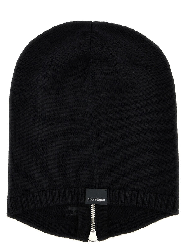 Zipper Wool Balaclava