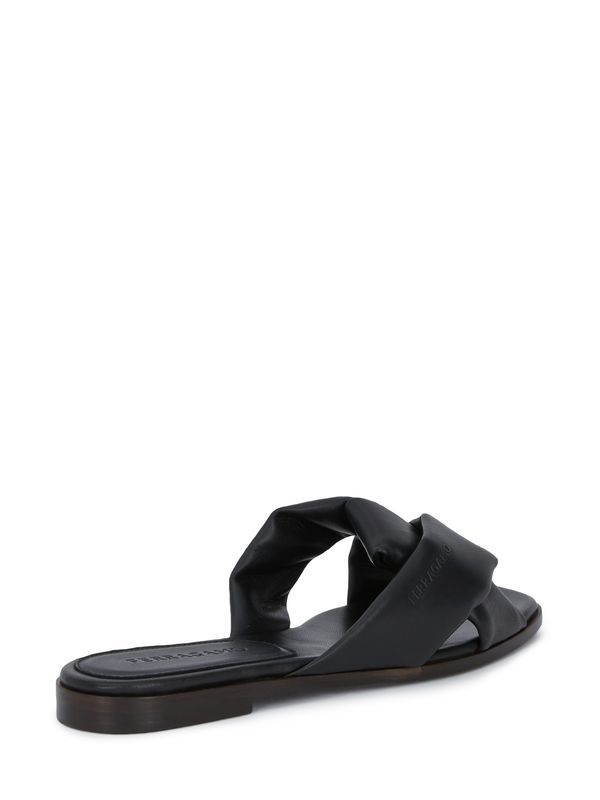 Alrai Cross Leather Slide