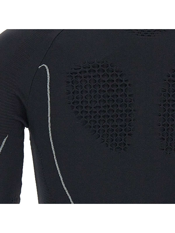 Roa Black Long Sleeve Top