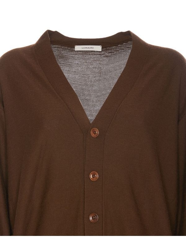 Wool Blend V-neck Cardigan