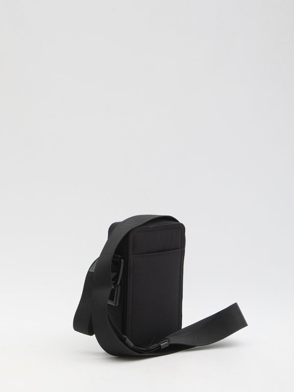 Vertical Logo Nylon Crossbody Bag
