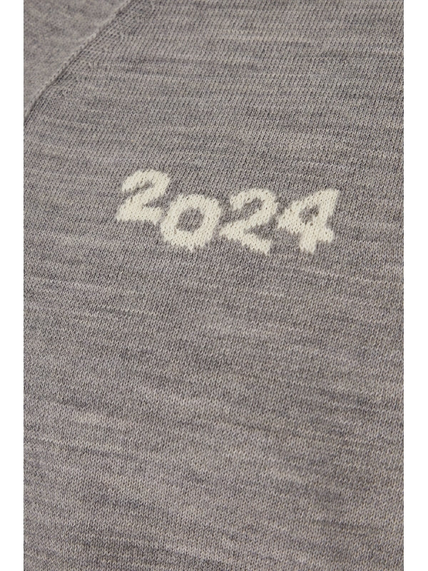 2024 Jacquard V-Neck Cardigan