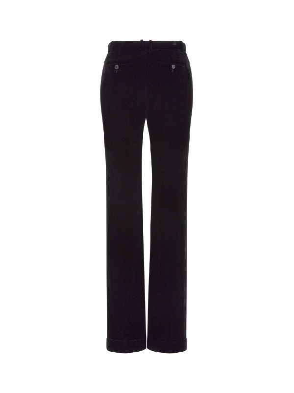 Black Satin Cupro Pants