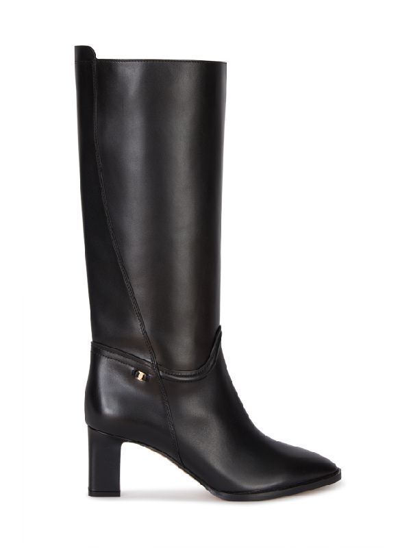 Vara Chain Detail Knee-high
  Boots