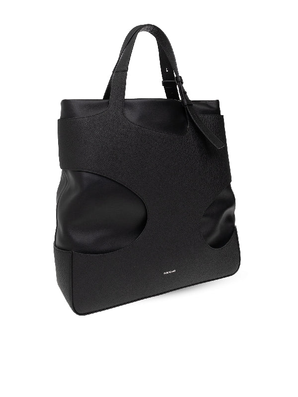 Cutout Detail
  Leather Tote Bag