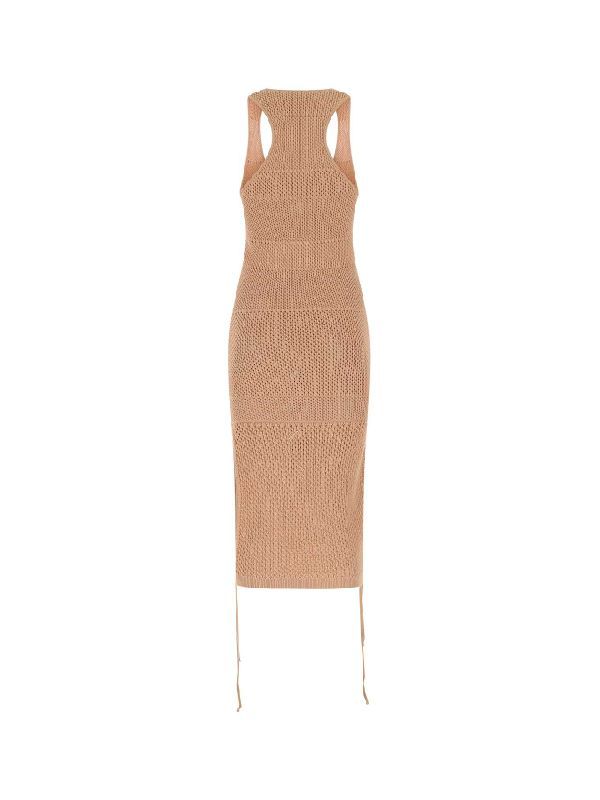 Side String Knit Dress