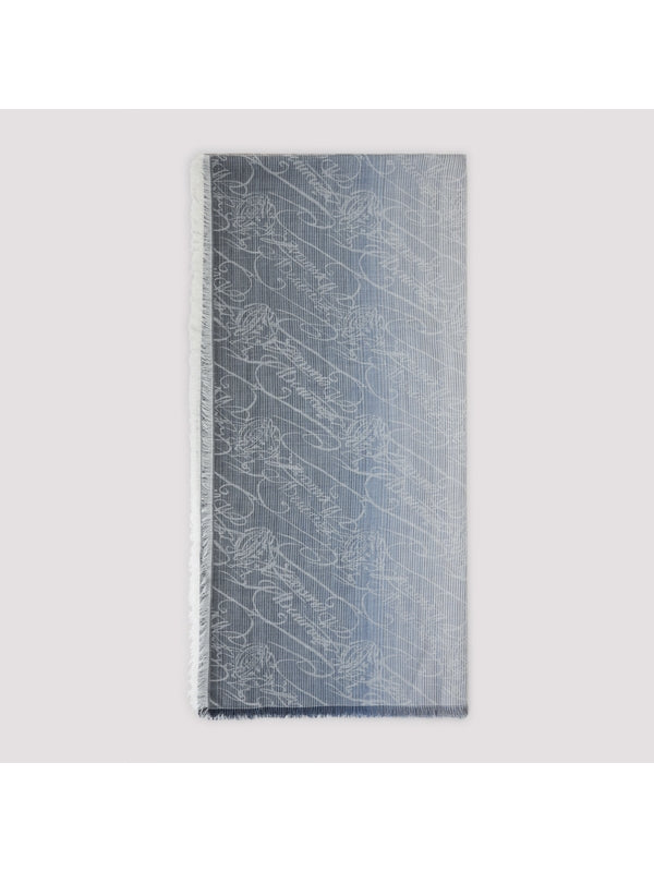 Berluti Blue Wool Mufflers