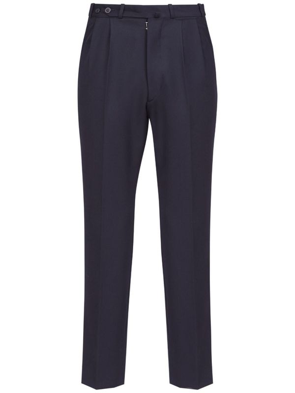 Back Stitch Wool Tailored Pants