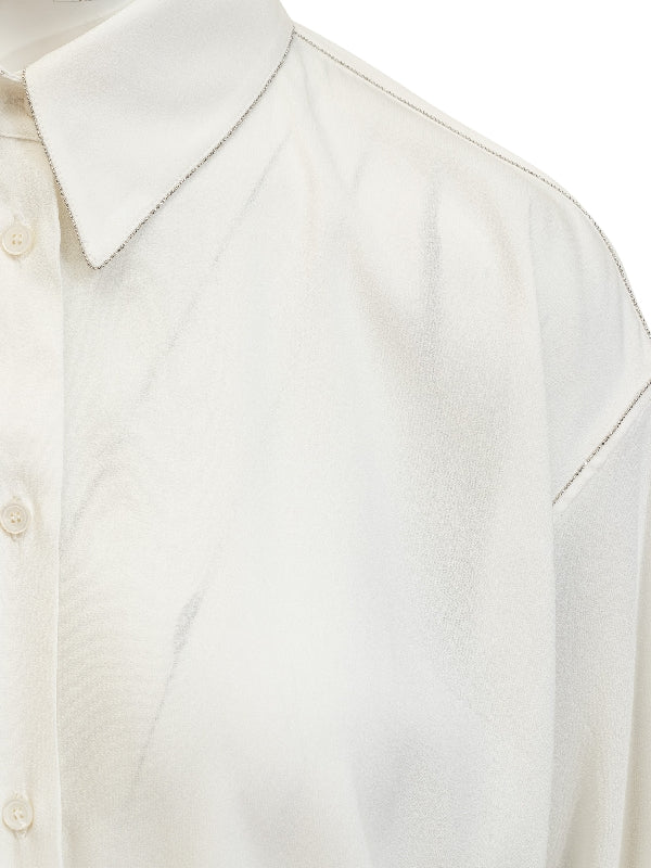 Monili Trim Detail Shirt