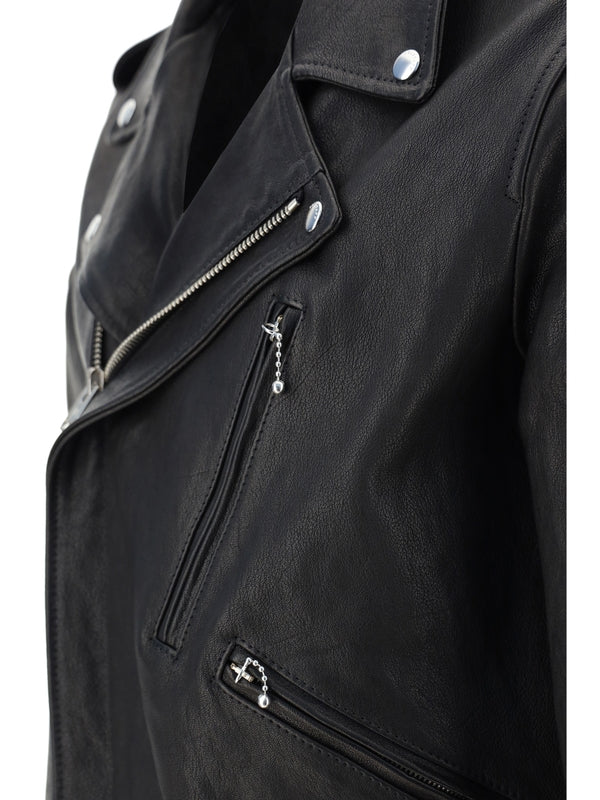 Epaulet Lambskin Rider
  Jacket