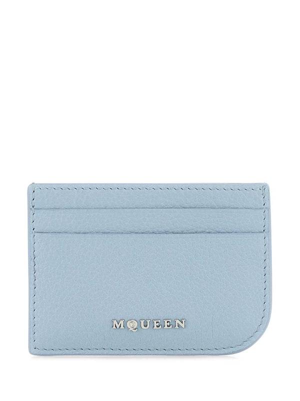 Alexander Mcqueen Skyblue Card Holders