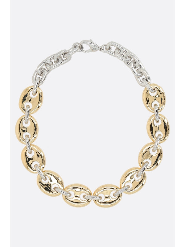 Two-Tone Chain Link Necklace