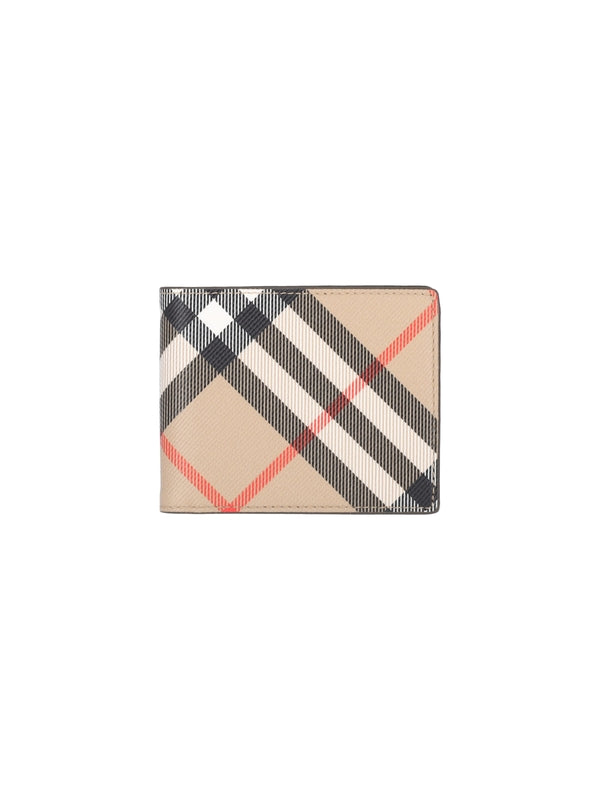 Check Pattern Bifold Wallet