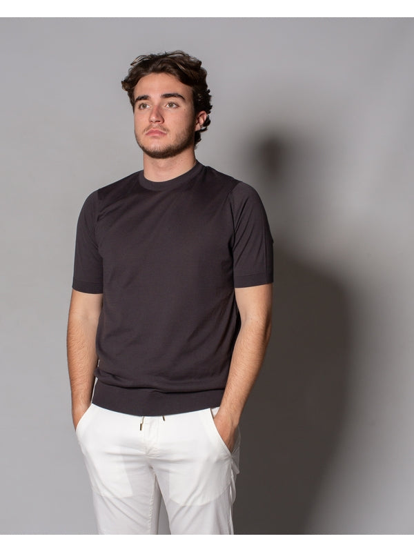 John Smedley Brown Knitted