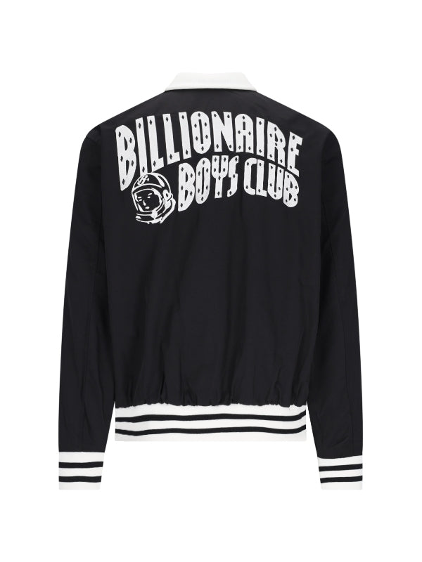 Back Logo Cotton Blend Bomber Jacket