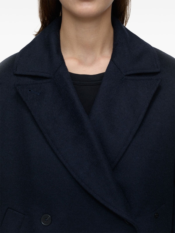 Double-Breasted Wool Blend
  Peacoat