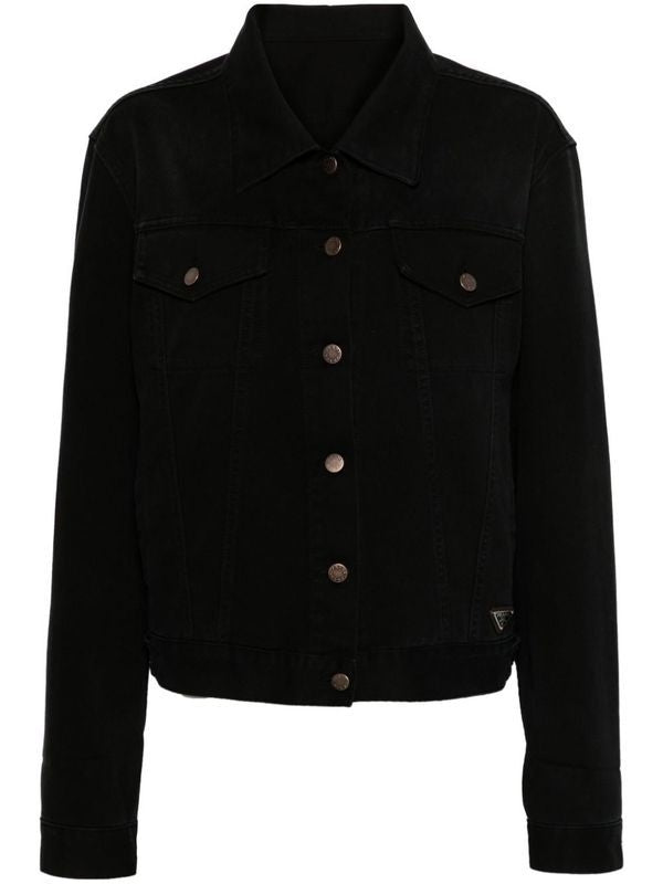 Triangular Logo Decoration Cotton Jacket