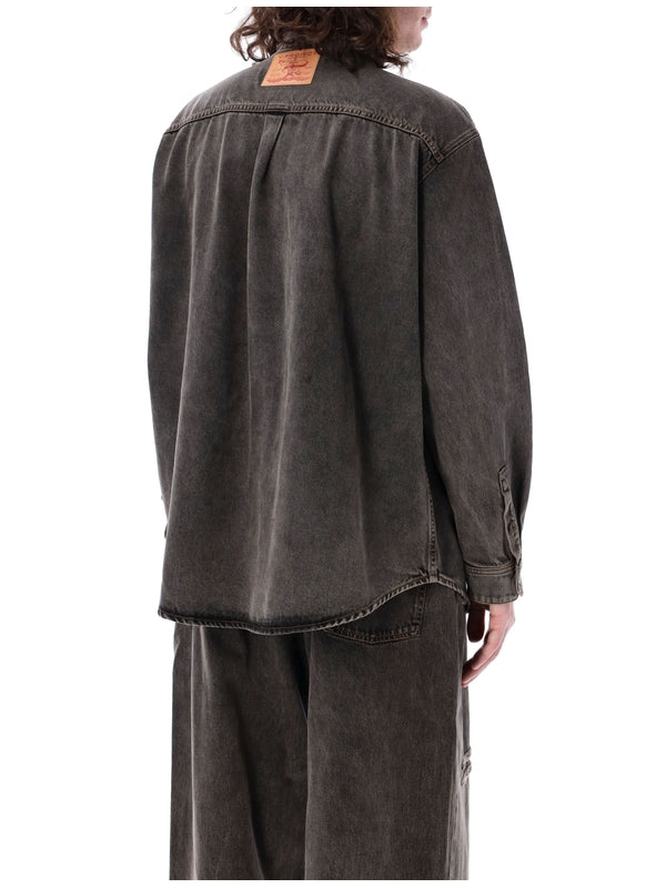 Evergreen Paris Patch Denim Shirt