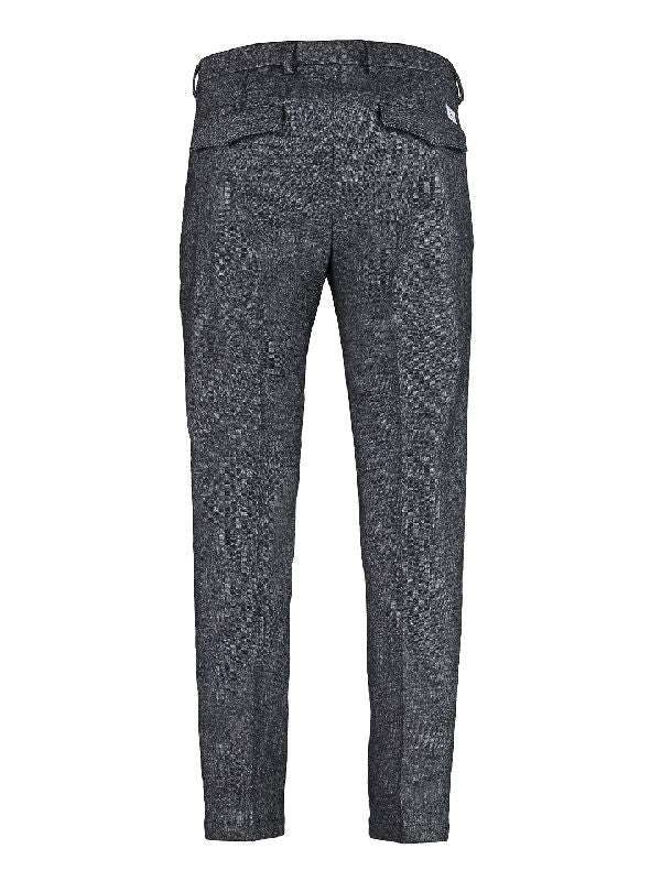 Wool Blend Tailored Fit Pants