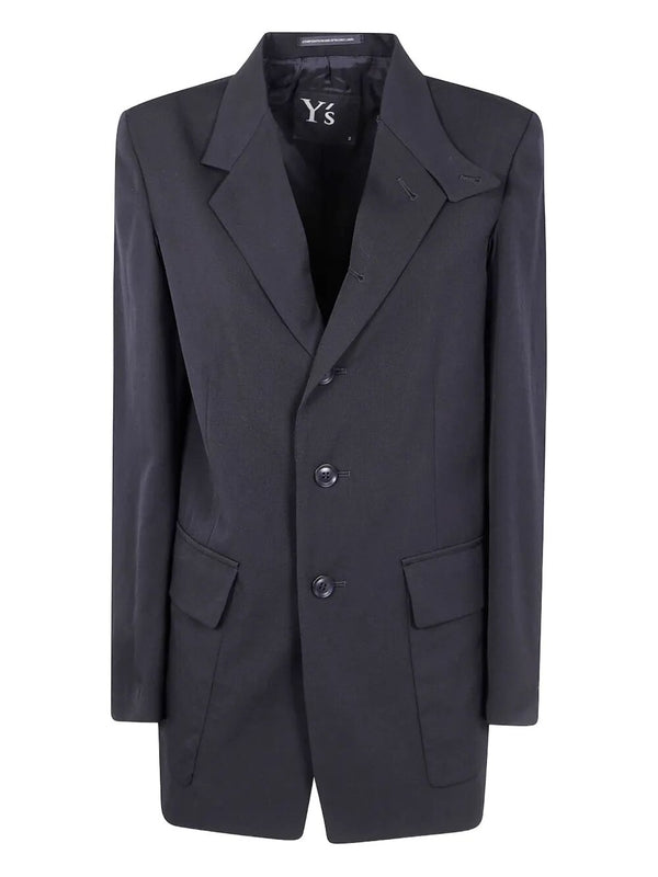 Yohji Yamamoto Navy Tailored Jacket