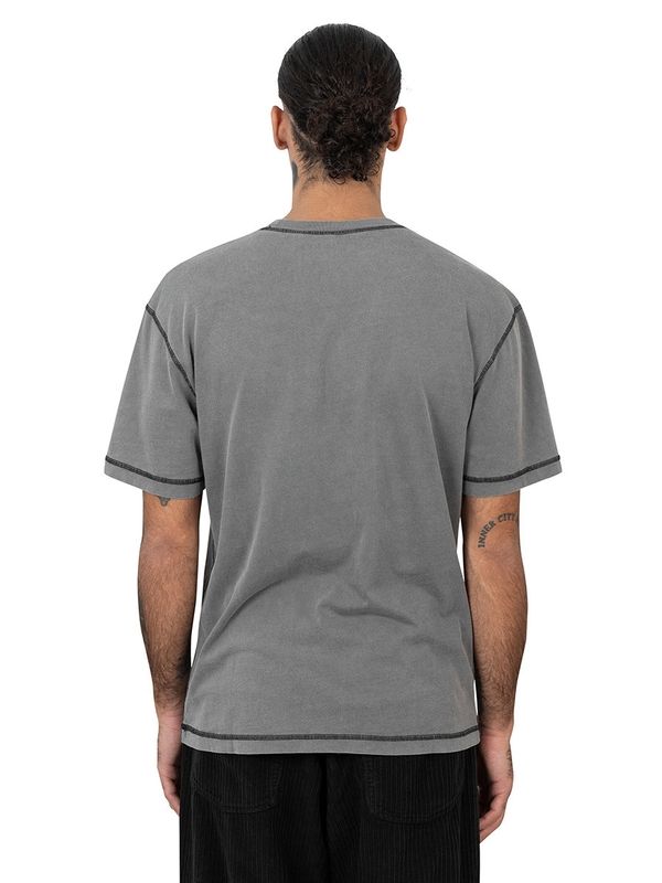 Grey Crewneck Short-Sleeve T-Shirt