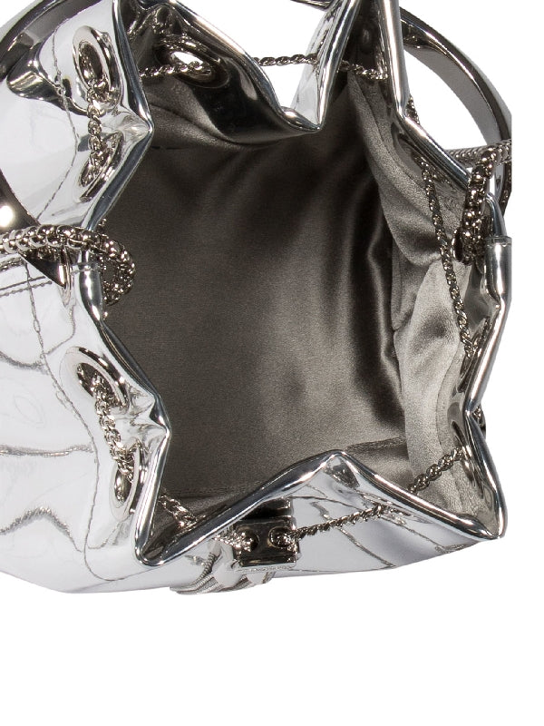 Bon Bon Metallic Mini Bucket
  Bag