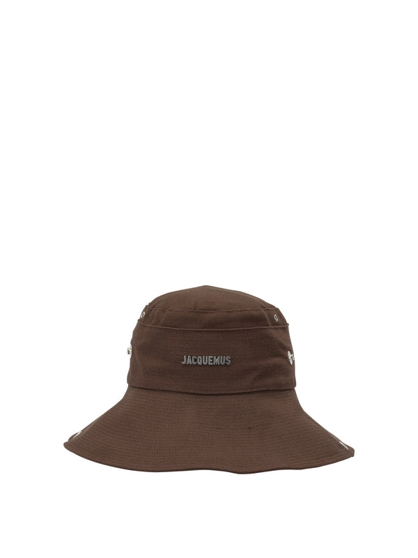 Jacquemus Brown Bucket Hats