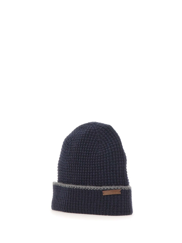 Kiton Navy Beanies