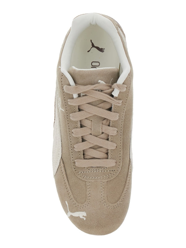 Puma Beige Low Top Sneakers