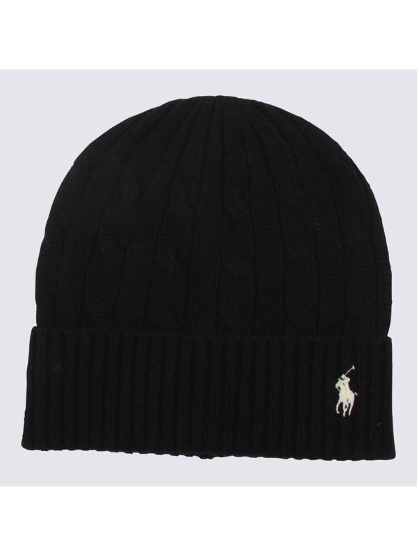 Polo Ralph Lauren Black Beanies
