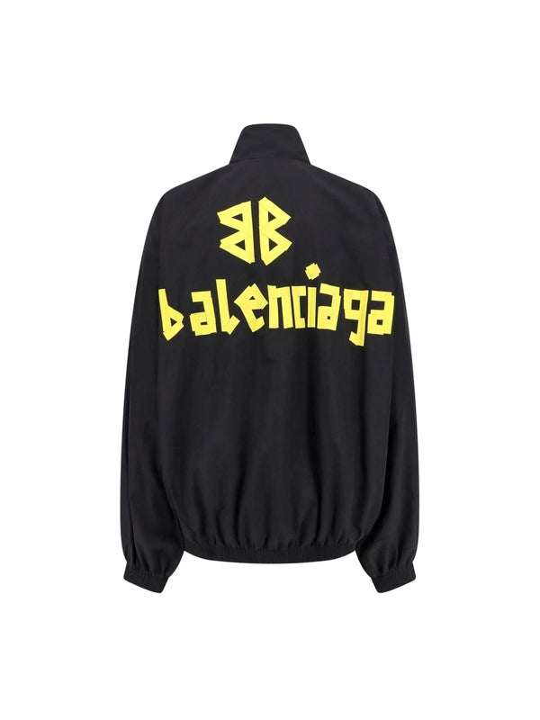 Tape Logo High Neck Jacket