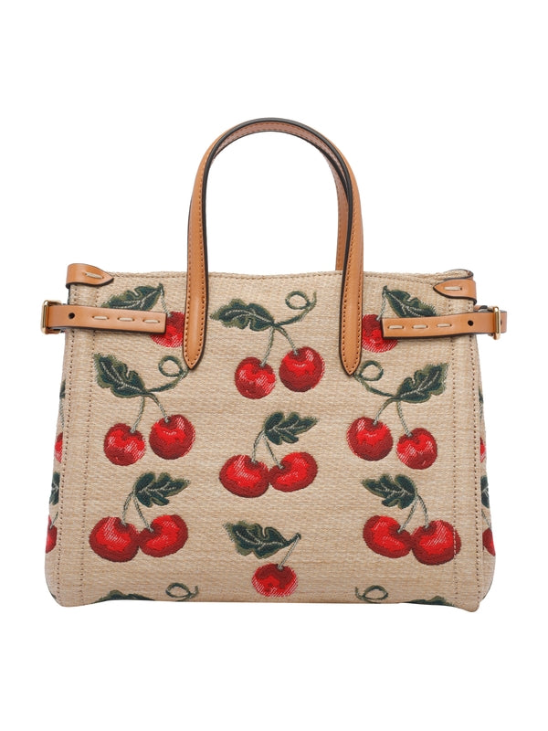 Antibes Embroidery Cotton Shoulder Bag