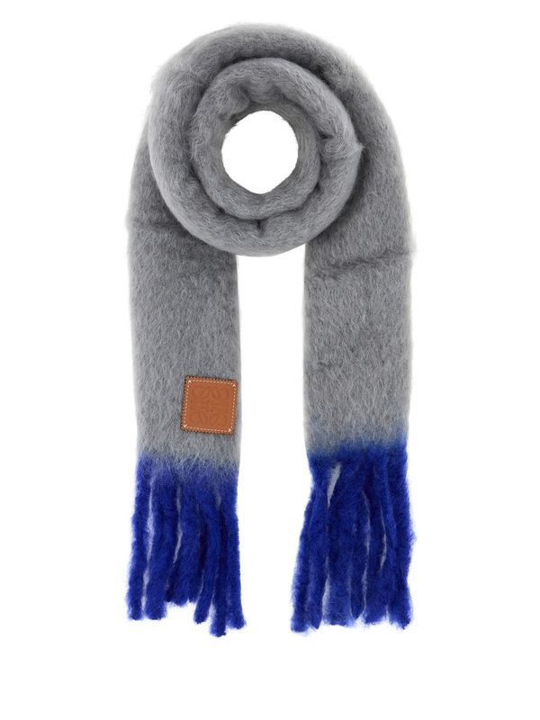 Logo Jacquard
  Mohair Wool Muffler