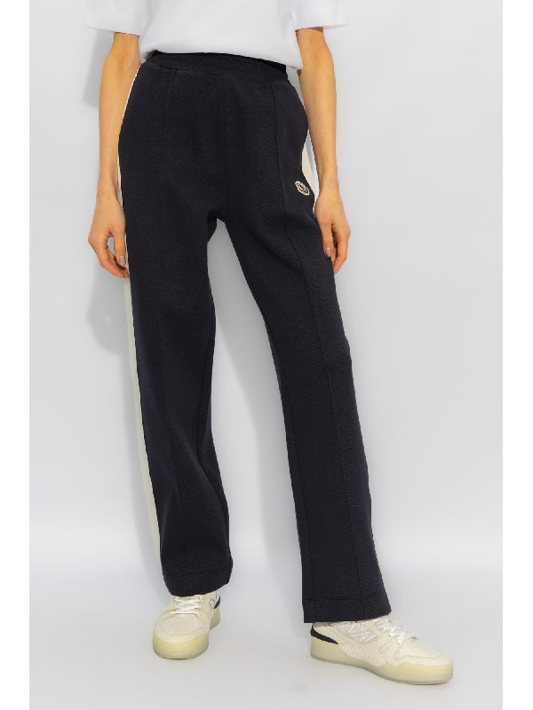 Side Stripe Logo Patch Pants