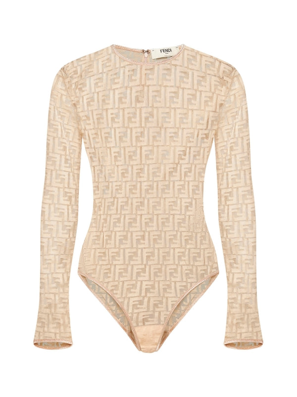 FF Logo Lace Bodysuit