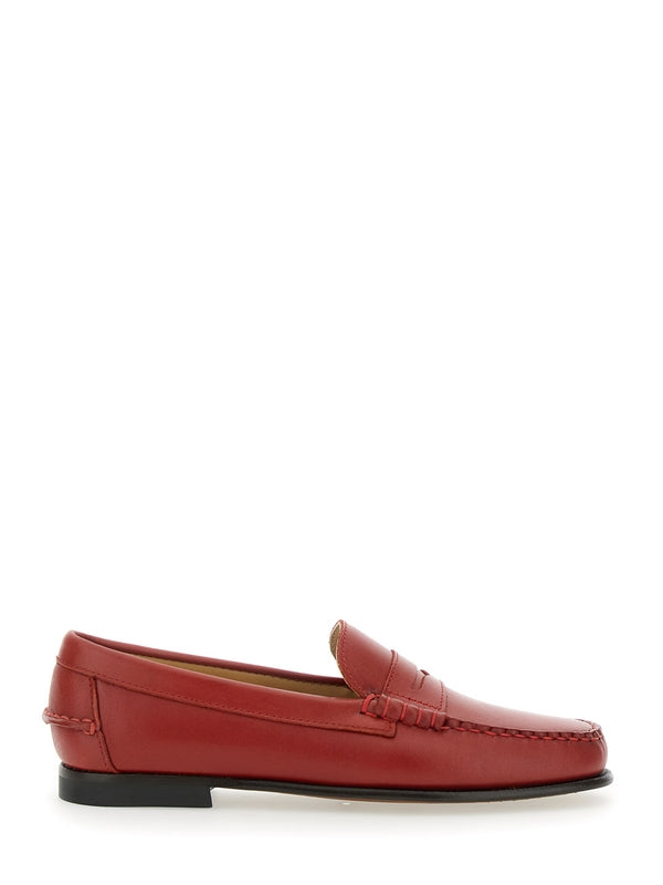Sebago Red Loafers