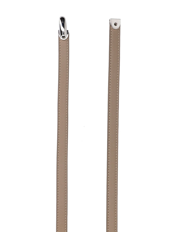 Savette Beige Leather Belts