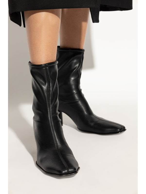 Anatomic Zipper Ankle Heel Boots